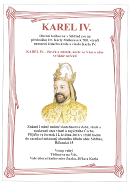 Karel IV. - Sibřina