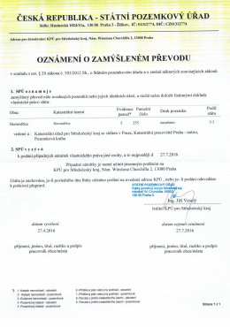 St&aacute;tn&iacute; pozemkov&yacute; &uacute;řad