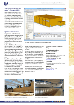 Page 1 Realizováno s programy Dlubal Software... ende" v Cavezzo