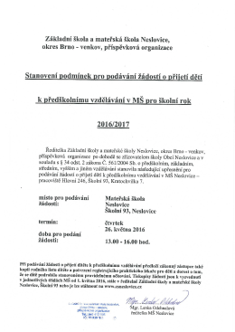 ZŠ a MŠ Neslovice