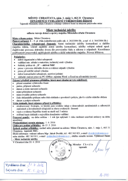 v&iacute;ce - Chrastava