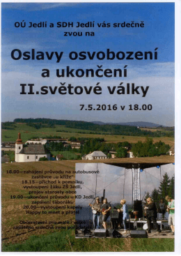 Oslavy osvobození a ukončení II. světové války
