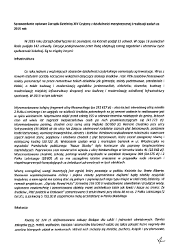sprawozdanie - część opisowa