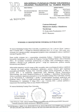 tutaj - Helsińska Fundacja Praw Człowieka