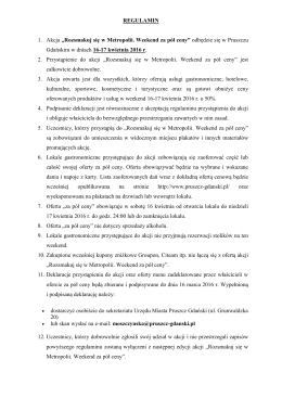 Regulamin 2016 - Pruszcz Gdański