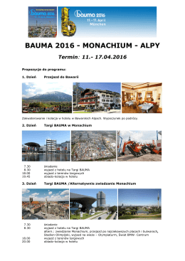 BAUMA 2016 - Bavaria Touristik