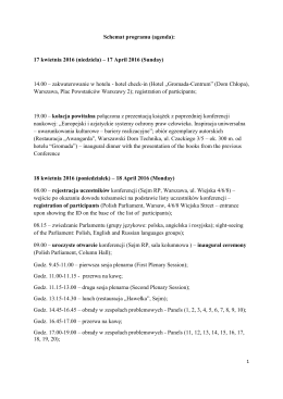 Program - prawaczlowieka.org.pl