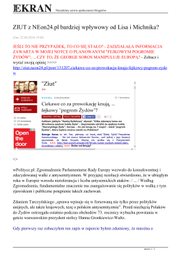 ZIUT z NEon24.pl bardziej wpływowy od Lisa i Michnika?