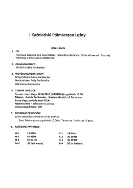 Kuźniański Półmaraton Leśny