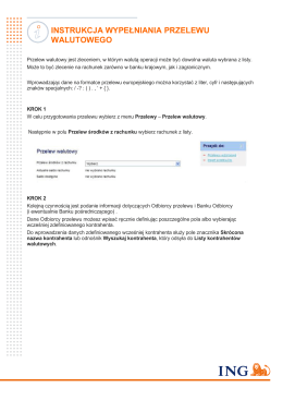 instrukcja wypełniania przelewu walutowego