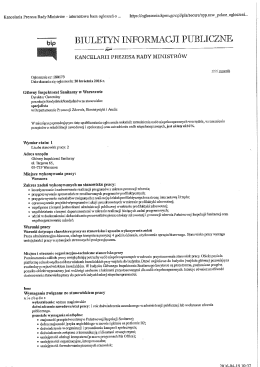 Page 1 Kancelaria Prezesa Rady Ministrów
