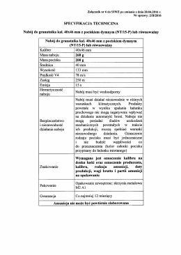 Page 1 Załącznik nr 6 do SIWZ po zmianie z dnia 20.04.2016 r. Nr