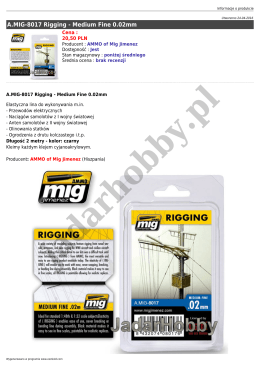 A.MIG-8017 Rigging - Medium Fine 0.02mm