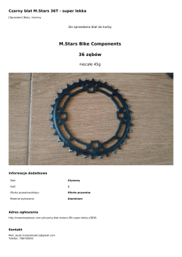 M.Stars Bike Components 36 zębów