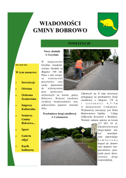 Wiadomości Gminy Bobrowo nr 2 rok 2015