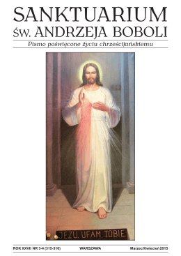 sanktuarium 3-4-2015 - Parafia św. Andrzeja Boboli