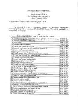 Pobierz plik - BIP PW - Politechnika Warszawska