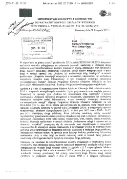 interpretacja MRiRW dotycząca spełnienia warunku łączenia