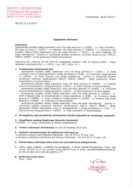 Zapytanie ofertowe