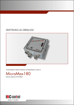 MicroMax180 - IBC Control AB