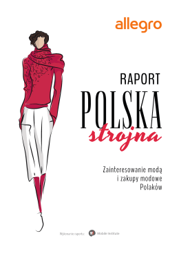 Polska Strojna - Zainteresowanie modą i zakupy modowe Polakow