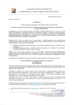ZDM-IP-2101-PER-03-16 udostępnienie kanału technologicznego
