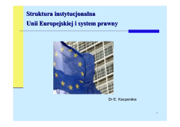 Kurs: Integracja europejska