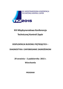 06_TKZ_Program_2015 - Instytut Meteorologii i Gospodarki