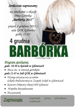 Barbórka 2015