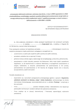 &bdquo;Innowacyjna elektrownia wiatrowa z pionową osią obrotu, o mocy 1