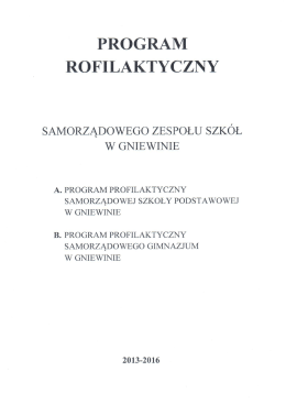 Program profilaktyczny