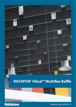 ROCKFON® Fibral™ Multiflex Baffle