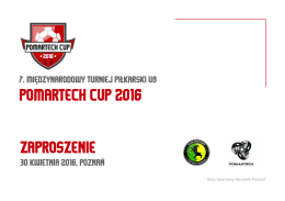 POMARTECH CUP 2016 ZAPROSZENIE