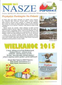 "Nasze popowice" nr 40 - Sp&oacute;łdzielnia Mieszkaniowa Lokatorsko