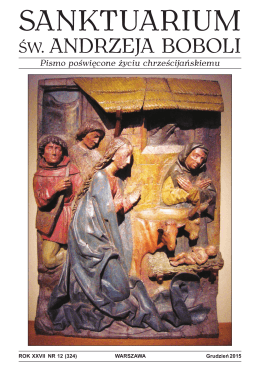 sanktuarium 12-2015 - Parafia św. Andrzeja Boboli