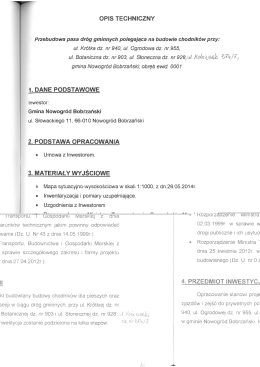 OPIS TECHNICZNY
