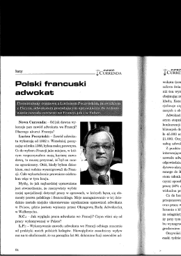 "Wykonanie zawodu komornika we Francji