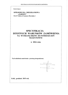 SP&Oacute;ŁDZIELNIA MIESZKANIOWA