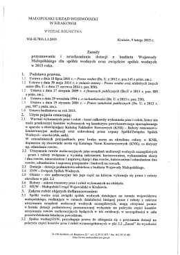 Zasady przyznawania i uruchamiania dotacji z budżetu Wojewody