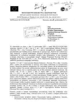 ROert-jw-504-23/15( 2 60%) Warszawa, dnia ,ÍŹ` października 2015 r.