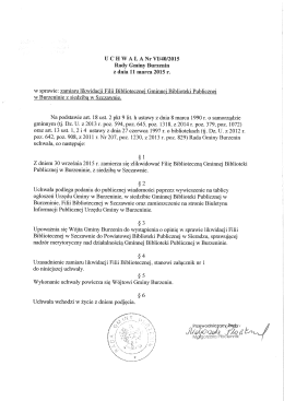 VI/40/2015 w sprawie