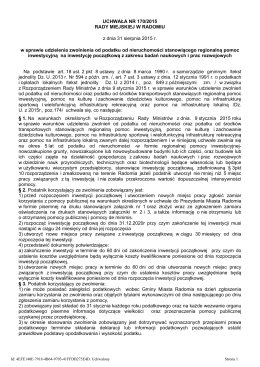 Uchwała nr 170/2015 - MamPrawoWiedziec.pl