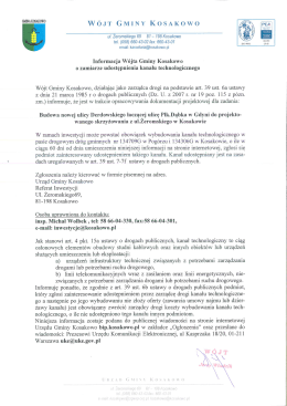 Gquńwo W&Oacute;JT GMINY KOSAKOWO