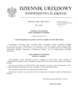 Uchwała Nr IX/62/2015 z dnia 24 czerwca 2015 r.