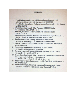 gdzie szukać pomocy