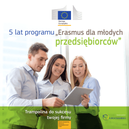 5 lat programu „Erasmus dla młodych przedsiębiorców”
