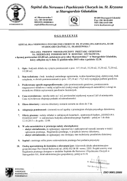Ogłoszenie o przetargu plik PDF