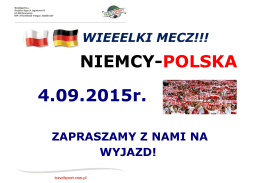 Mecz Niemcy Polska