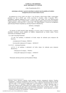 Uchwała Nr XII/80/2015 Rady Miejskiej w Tczewie z dnia 29
