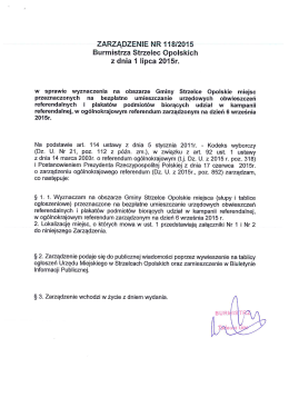 Wyznaczenie miejsc do plakatowania